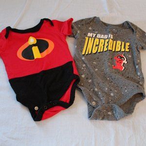 Set, Disney Incredible's onesies